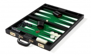 Leather Backgammon Set in Faux Alligator Skin (3)