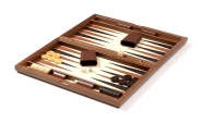 Wood Backgammon Set in Briar Root (4)