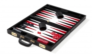 Leather Backgammon Set in Black (3)