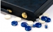 Cork Backgammon Set in Blue (3)