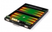 leather backgammon club set (open)