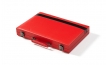 red backgammon set (closed)