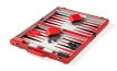 red backgammon set (open)
